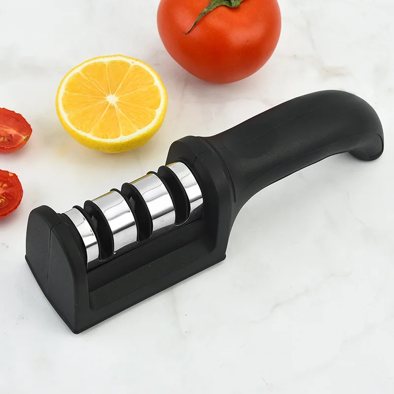 Knife Sharpner Kitchen 3-Segment Sharpening Stone Household Multi-Functional Hand-Held Whetstone Three-Purpose Sharpening Tools
Knife Sharpner Kitchen 3-Segment Sharpening Stone Household Multi-Functional Hand-Held Whetstone Three-Purpose Sharpening Tools