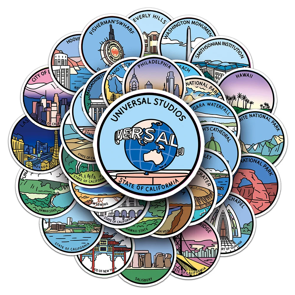 10/30/50PCS World Travel Scenery Cartoon Stickers Decoration Laptop Suitcase Scrapbooking Phone Stationery Cute Kid Toy Sticker
10/30/50PCS World Travel Scenery Cartoon Stickers Decoration Laptop Suitcase Scrapbooking Phone Stationery Cute Kid Toy Sticker