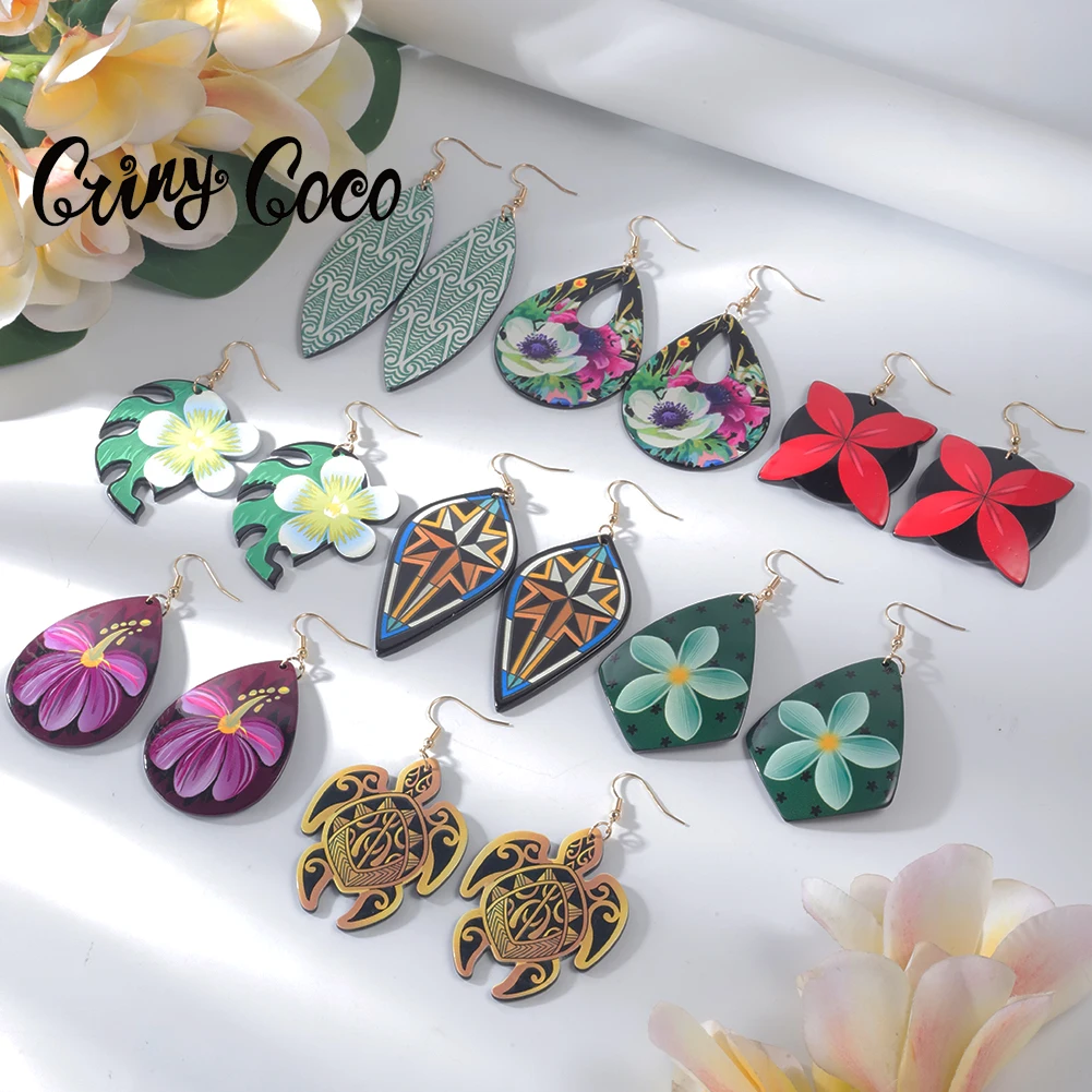 Cring Coco New in Earrings Hawaiian Acrylic Earring Woman New Zealand Fashion Tortoise Earings Drop Earring Jewelry for Women
Cring Coco New in Earrings Hawaiian Acrylic Earring Woman New Zealand Fashion Tortoise Earings Drop Earring Jewelry for Women