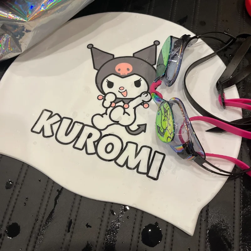Sanrio Kawaii HelloKitty Swimming Cap Cinnamoroll Kuromi Cartoon Female Summer Silicone Waterproof Swimming Cap Swimming Goggles
Sanrio Kawaii HelloKitty Swimming Cap Cinnamoroll Kuromi Cartoon Female Summer Silicone Waterproof Swimming Cap Swimming Goggles