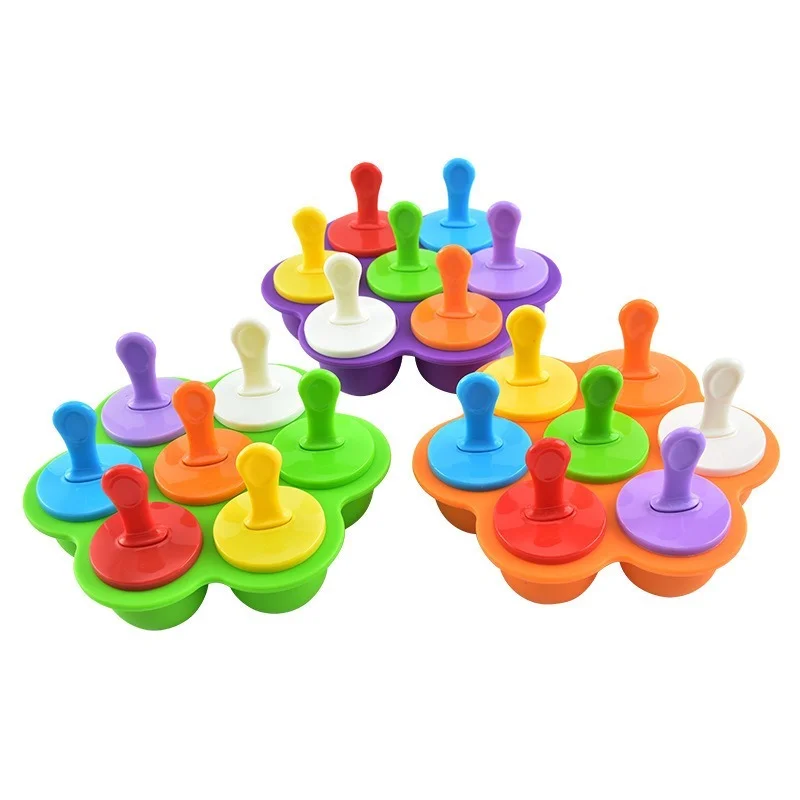 7Holes DIY Ice Cream Pops Mini Silicone Mold Food Grade Baby Fruit Shake Ice Crea Reusable Popsicle Home Kitchen Tools1Piece
7Holes DIY Ice Cream Pops Mini Silicone Mold Food Grade Baby Fruit Shake Ice Crea Reusable Popsicle Home Kitchen Tools1Piece