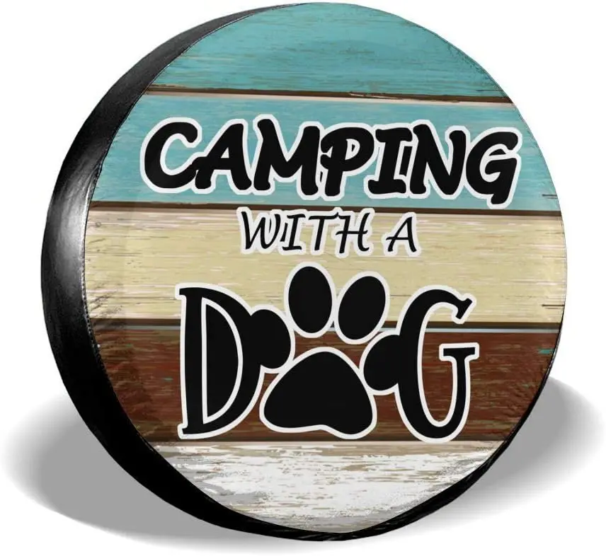 Camping with A Dog Funny Spare Wheel Tire Cover Waterproof for Trailer RV SUV Truck Camper Travel Trailer Accessories
Camping with A Dog Funny Spare Wheel Tire Cover Waterproof for Trailer RV SUV Truck Camper Travel Trailer Accessories