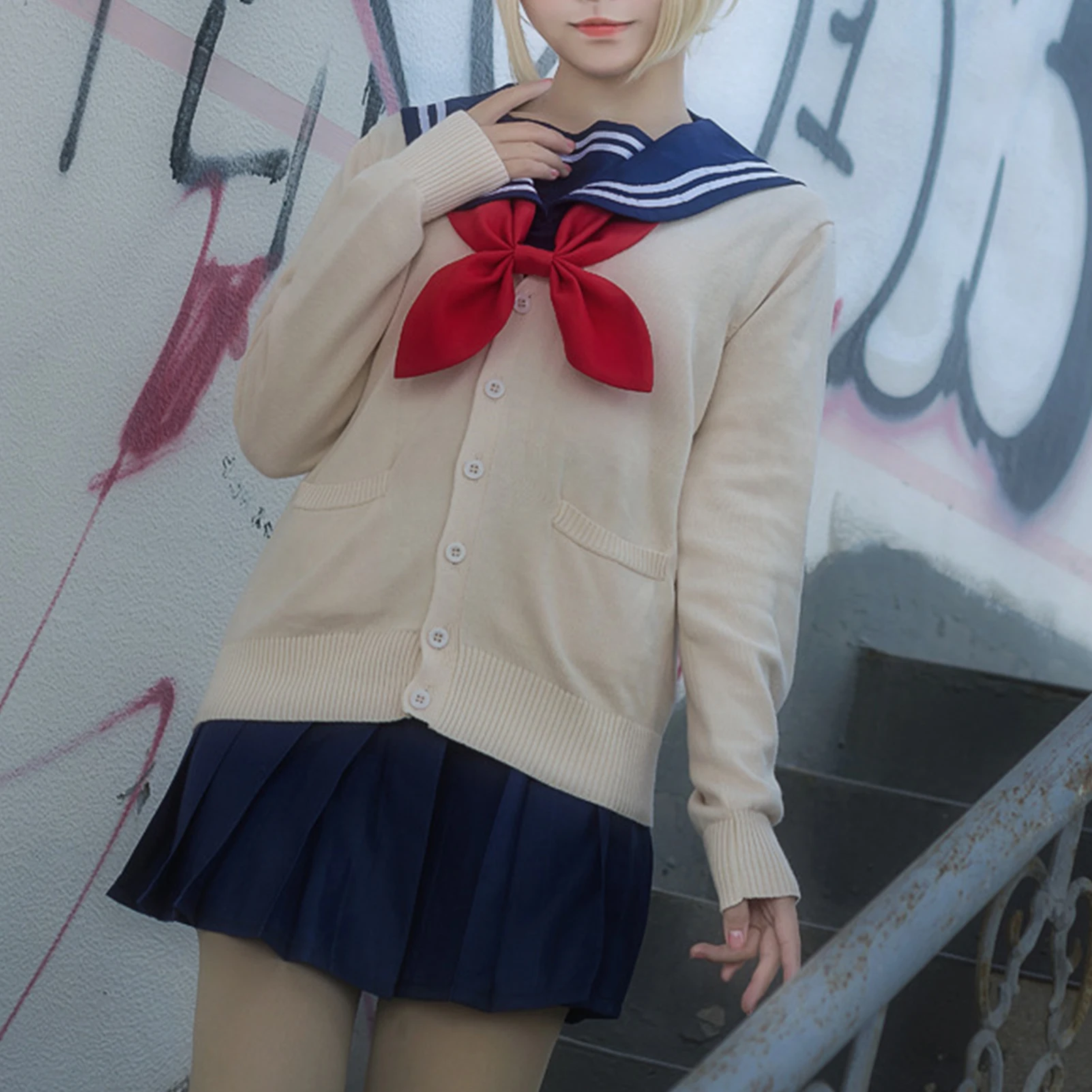 Anime My Hero Academia Costume Japanese School Girl Uniform Toga Cosplay Costume Himiko Toga JK Uniform Sweater Clothing
Anime My Hero Academia Costume Japanese School Girl Uniform Toga Cosplay Costume Himiko Toga JK Uniform Sweater Clothing