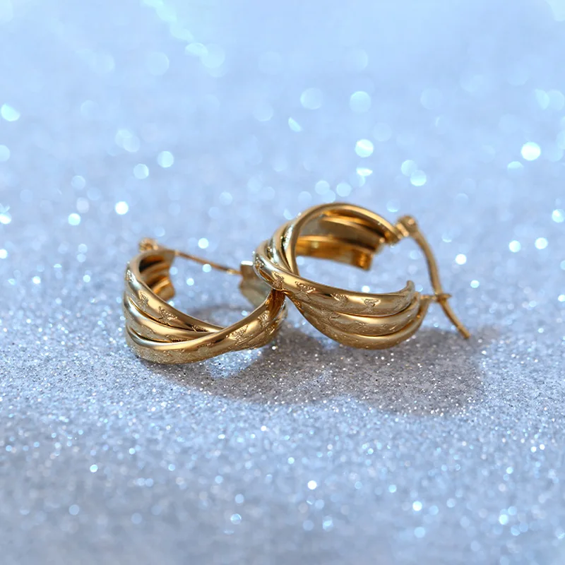 Ins Style Gold Butterfly Print Titanium Pendant for Ladies French Light Luxury Stainless Steel C-shaped Multi-layer Earrin
Ins Style Gold Butterfly Print Titanium Pendant for Ladies French Light Luxury Stainless Steel C-shaped Multi-layer Earrin