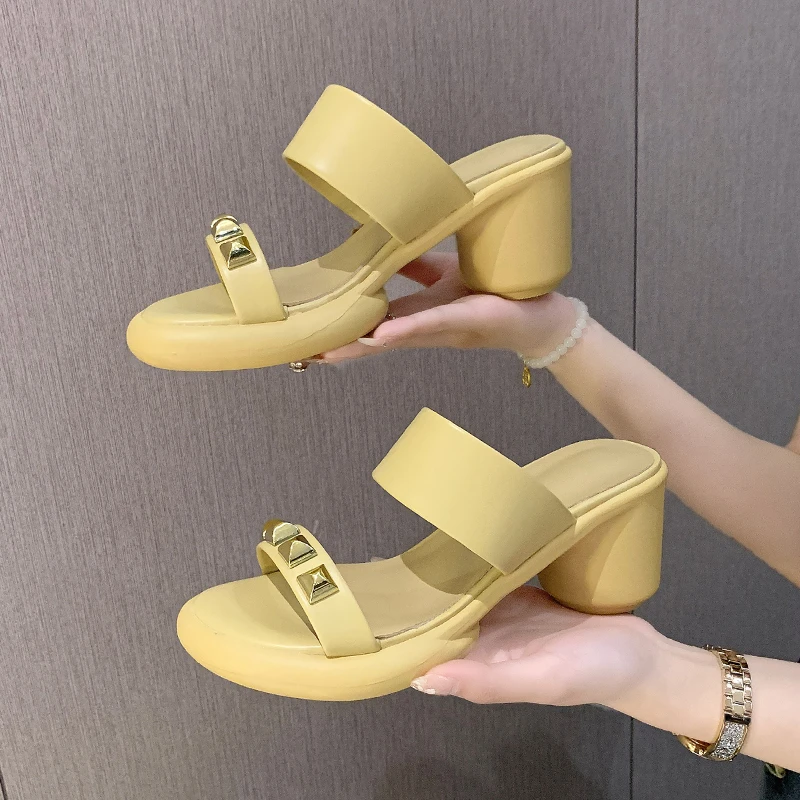 BCEBYL New Fashion Summer Casual High Heels Women's Slippers Fish Mouth Sandals Ladies Sexy High Heels Party Shoes
BCEBYL New Fashion Summer Casual High Heels Women's Slippers Fish Mouth Sandals Ladies Sexy High Heels Party Shoes