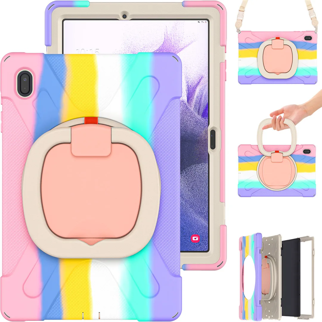 Tablet Case For Samsung Galaxy Tab S7 FE 12.4" T730 T735 T736B T736N 2021 360 Rotatable Kickstand with Neck Strap Caver+Gift Pen
Tablet Case For Samsung Galaxy Tab S7 FE 12.4" T730 T735 T736B T736N 2021 360 Rotatable Kickstand with Neck Strap Caver+Gift Pen
