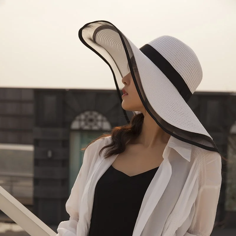 New 2022 Summer Hat Fashion Sun Protection Caps Women's Beach Hat Kpop Brim Uv Protection Summer Straw Hats Soild
New 2022 Summer Hat Fashion Sun Protection Caps Women's Beach Hat Kpop Brim Uv Protection Summer Straw Hats Soild