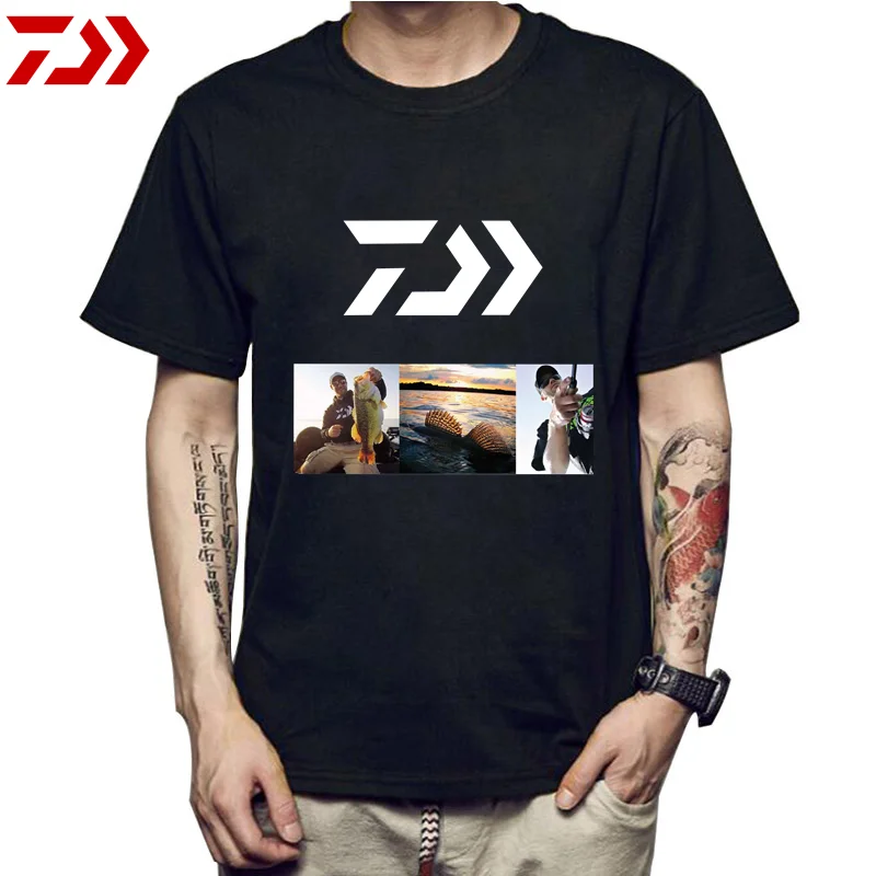 New DAIWA Fishing Clothing Fashion Men's T-Shirt Cotton Print Short Sleeve Summer Casual Sports O Neck Loose Street Hip Hop Top
New DAIWA Fishing Clothing Fashion Men's T-Shirt Cotton Print Short Sleeve Summer Casual Sports O Neck Loose Street Hip Hop Top