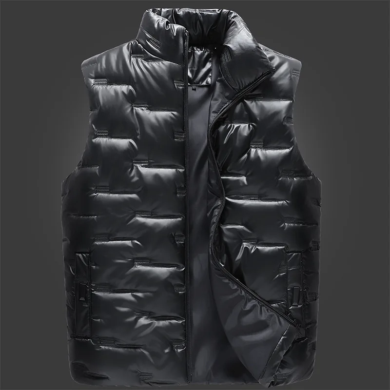 Men's vest Autumn and winter down cotton vest trend sleeveless vest Korean version thick hooded cotton jacket jacket
Men's vest Autumn and winter down cotton vest trend sleeveless vest Korean version thick hooded cotton jacket jacket