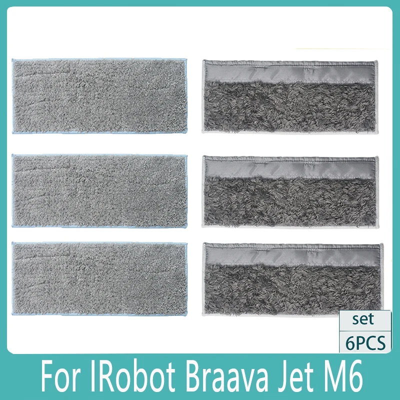 Accessories Kits For IRobot Braava Jet M6 Washable Mop Cloths Rags Mop Pads Robot Vacuum Cleaner Wet Dry Cleaner Rag Spare Parts
Accessories Kits For IRobot Braava Jet M6 Washable Mop Cloths Rags Mop Pads Robot Vacuum Cleaner Wet Dry Cleaner Rag Spare Parts