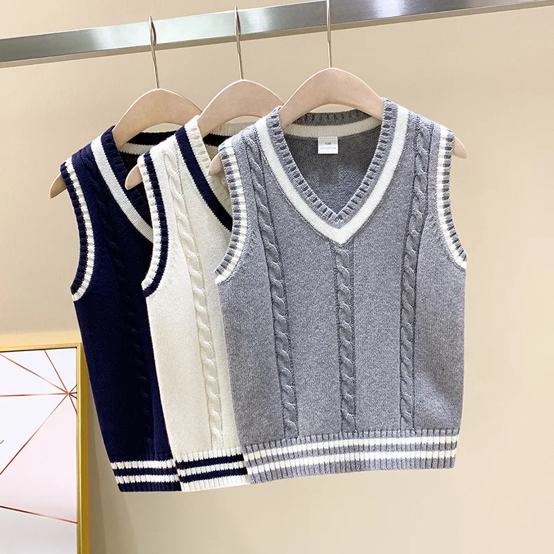 Autumn Children Vest Velvet Kids Knitted Pullover Outerwear Coat for School Boys Girls 100-170 Waistcoat Toddler Choses
Autumn Children Vest Velvet Kids Knitted Pullover Outerwear Coat for School Boys Girls 100-170 Waistcoat Toddler Choses