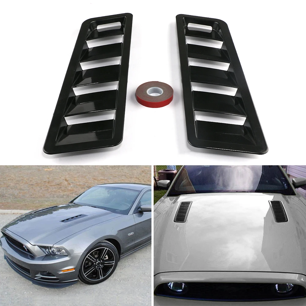 A Pair Universal Decorative Car Front Bonnet Vents Hood Air Flow Intake Scoop Bonnet Louvers Spoiler Trim SLJ-1023
A Pair Universal Decorative Car Front Bonnet Vents Hood Air Flow Intake Scoop Bonnet Louvers Spoiler Trim SLJ-1023