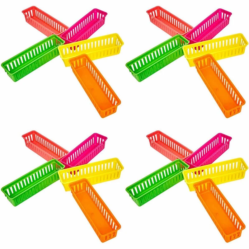 Classroom Pencil Organizer Pencil Basket Or Crayon Basket, Variety Colors, Random Colors (20 Pack)
Classroom Pencil Organizer Pencil Basket Or Crayon Basket, Variety Colors, Random Colors (20 Pack)