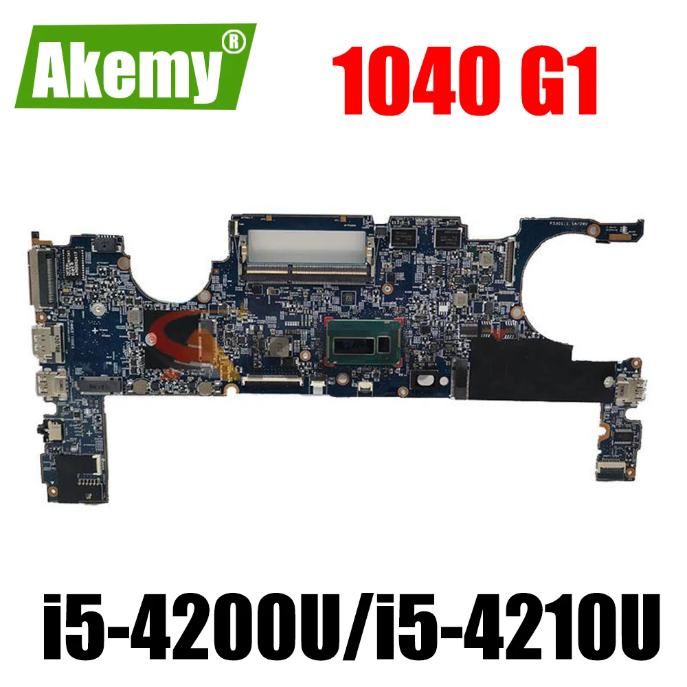 Akemy 730580-001 739580-601 12295-3/12295-1 Laptop Motherboard for HP EliteBook 1040 G1 Notebook PC i5-4200U/i5-4210U CPU
Akemy 730580-001 739580-601 12295-3/12295-1 Laptop Motherboard for HP EliteBook 1040 G1 Notebook PC i5-4200U/i5-4210U CPU