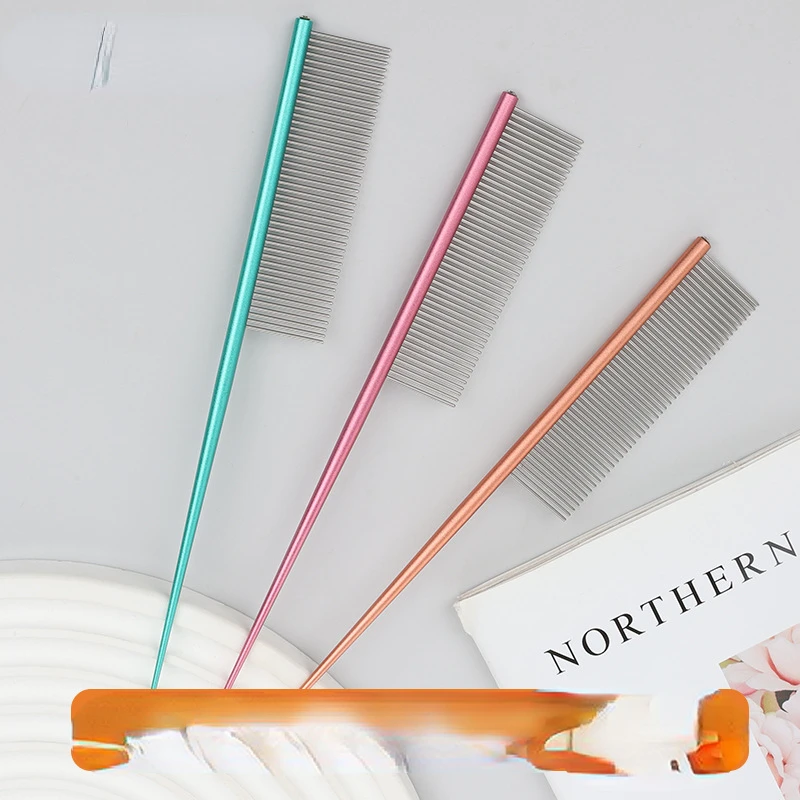 Расческа для домашних животных, в форме собаки, С Острым Хвостом, плотные зубы, граница красоты, стальная расческа для кошек, расческа для разделения лески, товары для домашних животных
Расческа для домашних животных, в форме собаки, С Острым Хвостом, плотные зубы, граница красоты, стальная расческа для кошек, расческа для разделения лески, товары для домашних животных