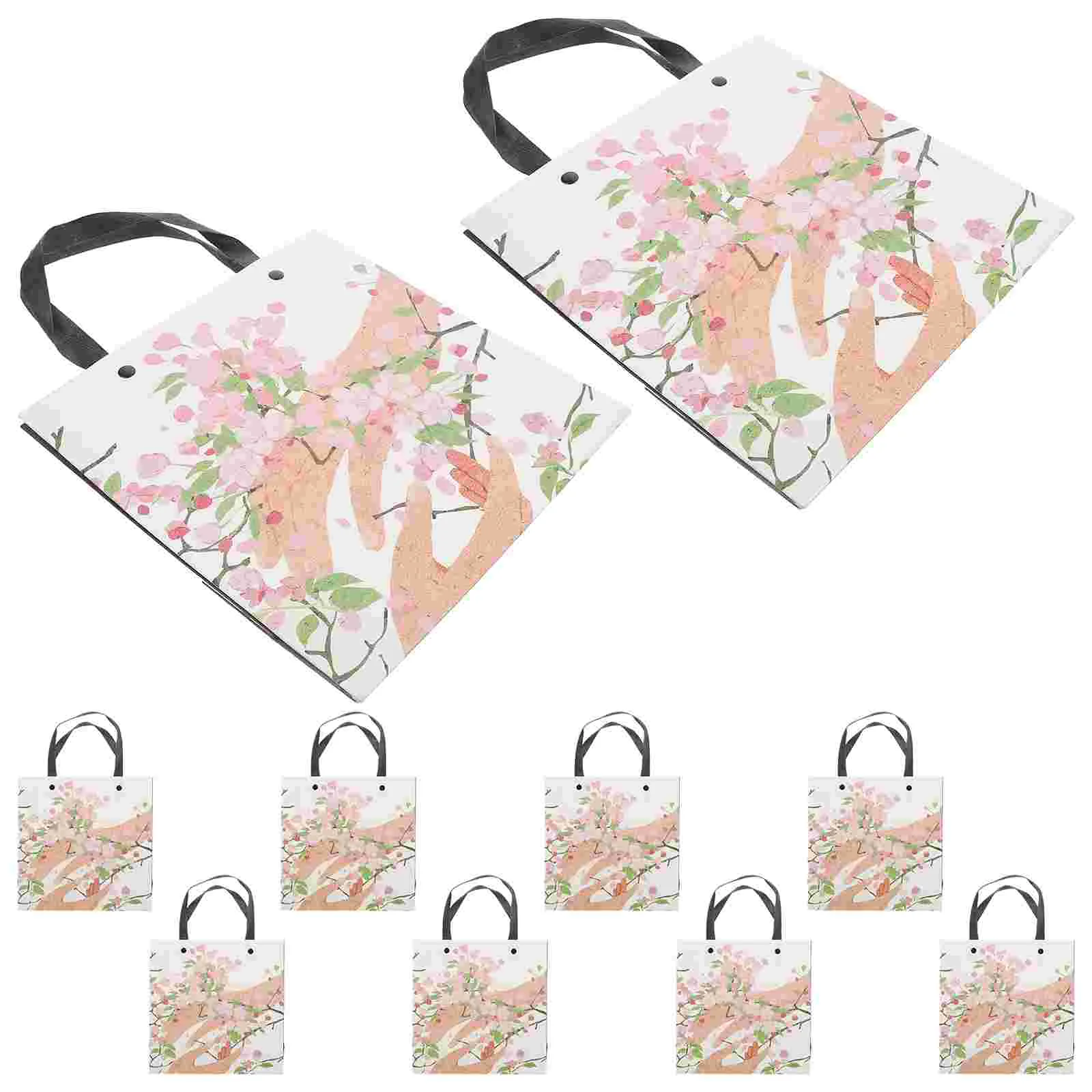 10pcs Gift Bags Paper Candy Bags Flower Print Treat Bags Birthday Party Goodie Bags with Handle
10pcs Gift Bags Paper Candy Bags Flower Print Treat Bags Birthday Party Goodie Bags with Handle