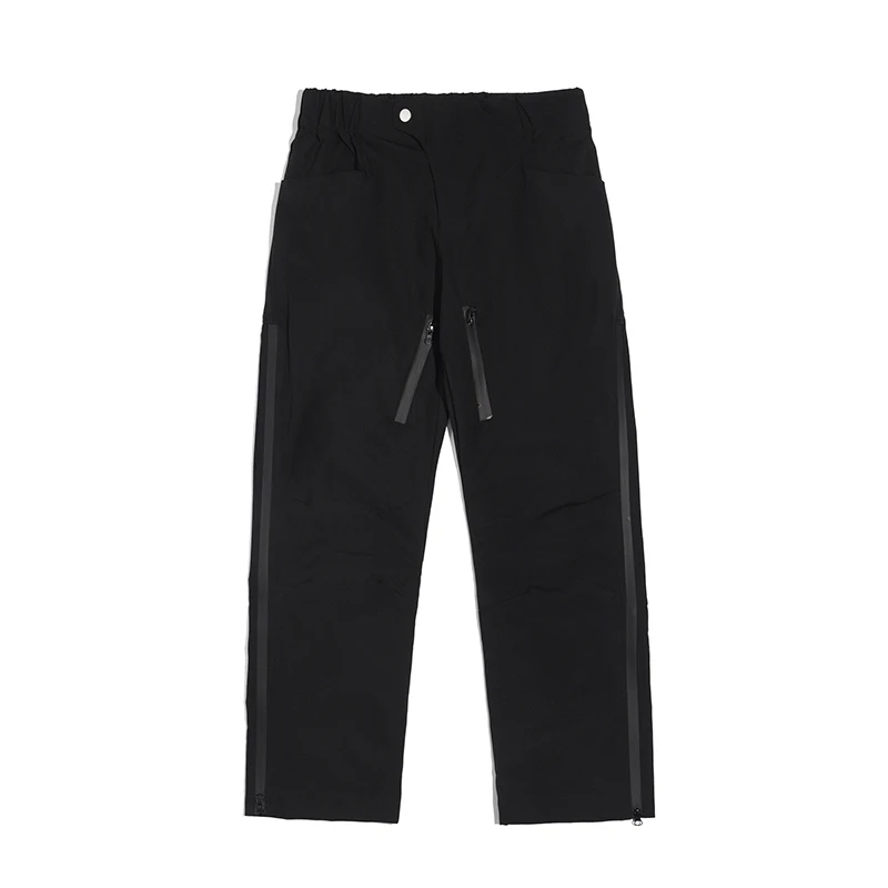 High Street Zipper Pockets Quick Dry Vibe Style Mens Track Pants Elastic Waist Straight Retro Black Casual Trousers
High Street Zipper Pockets Quick Dry Vibe Style Mens Track Pants Elastic Waist Straight Retro Black Casual Trousers