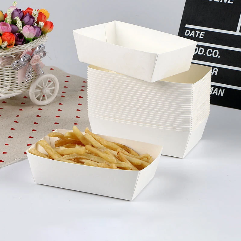 100Sets Food Container Paper Food Serving Tray Kraft Paper Take-Out Boat Shape Snack Open Box French Fries Take Away Food Box
100Sets Food Container Paper Food Serving Tray Kraft Paper Take-Out Boat Shape Snack Open Box French Fries Take Away Food Box