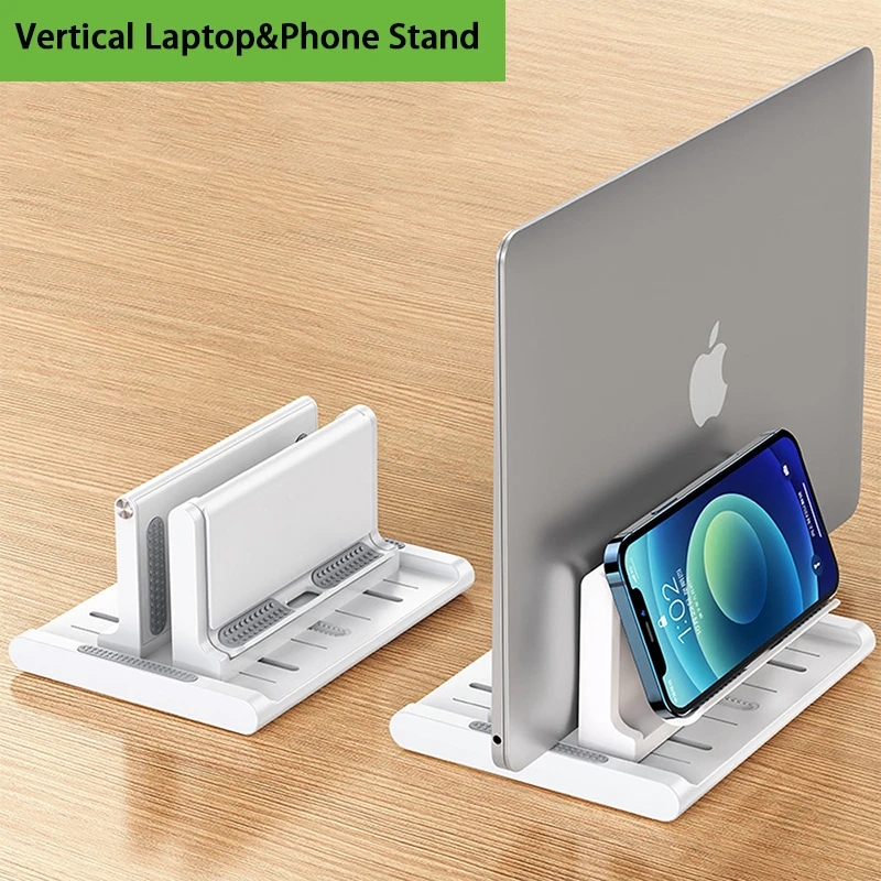 Adjustable Vertical Laptop Stand Base Support Notebook Holder For MacBook iPad With Phone Tablet Holder Computer Table Stand
Adjustable Vertical Laptop Stand Base Support Notebook Holder For MacBook iPad With Phone Tablet Holder Computer Table Stand