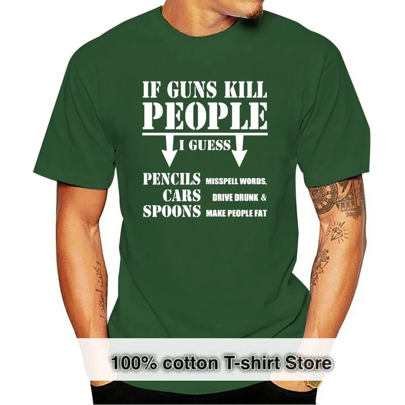 Футболка с надписью If Guns Kill People, забавная Мужская футболка 2А с надписью «If Guns Kill People» (1)
Футболка с надписью If Guns Kill People, забавная Мужская футболка 2А с надписью «If Guns Kill People» (1)