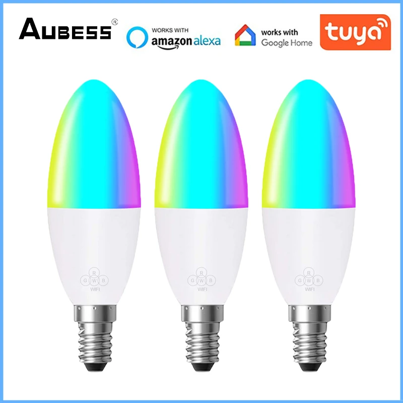 Умные светодиодные лампы Aubess E14 E27 B22 E26 с Wi-Fi, лампы с голосовым управлением, совместимы с Tuya Alexa Google Smart Home, 6 Вт
Умные светодиодные лампы Aubess E14 E27 B22 E26 с Wi-Fi, лампы с голосовым управлением, совместимы с Tuya Alexa Google Smart Home, 6 Вт