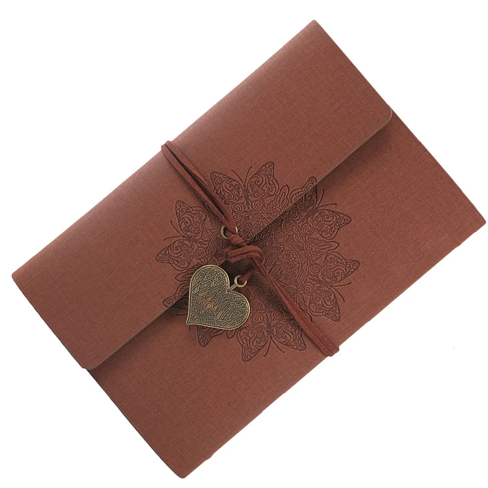 1 Pc Retro Notebook Rope Winded Notebook Loose-Leaf Diary Travel Notebook for Teachers Students (Brown)
1 Pc Retro Notebook Rope Winded Notebook Loose-Leaf Diary Travel Notebook for Teachers Students (Brown)