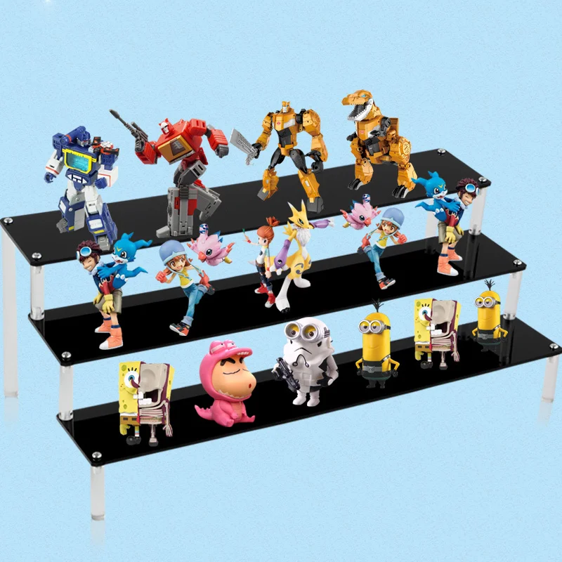 2/3 Layer Black Acrylic Movable Doll Display Stand Toy Model Swing Stand Doll Hand-made Cosmetic Stand Trapezoidal Shelf Box
2/3 Layer Black Acrylic Movable Doll Display Stand Toy Model Swing Stand Doll Hand-made Cosmetic Stand Trapezoidal Shelf Box