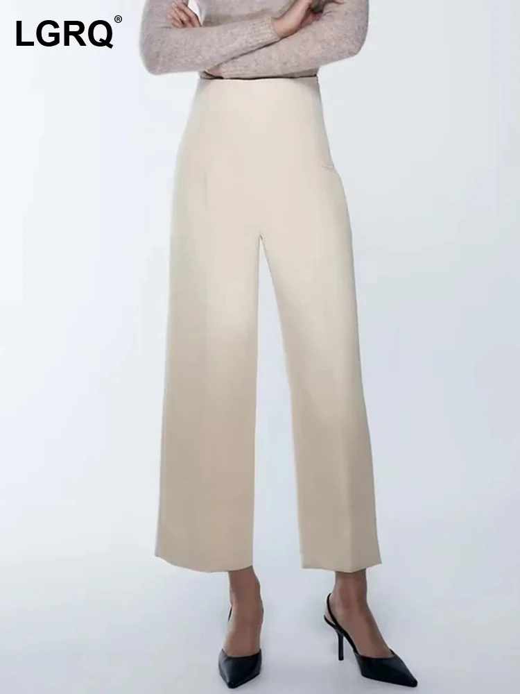 LGRQ 2023 Autumn Fashion Cargo Pants Womens New Solid Color Loose High Waist Patchwork Straight Trousers Female Tide 19J2809
LGRQ 2023 Autumn Fashion Cargo Pants Womens New Solid Color Loose High Waist Patchwork Straight Trousers Female Tide 19J2809