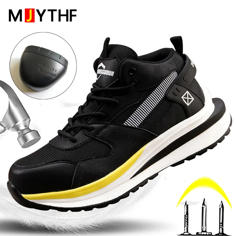 Quality Work Boots Men Anti-puncture Work Sneakers Safety Shoes Men Steel Toe Cap Anti-puncture Indestructible Shoes Protective
Quality Work Boots Men Anti-puncture Work Sneakers Safety Shoes Men Steel Toe Cap Anti-puncture Indestructible Shoes Protective