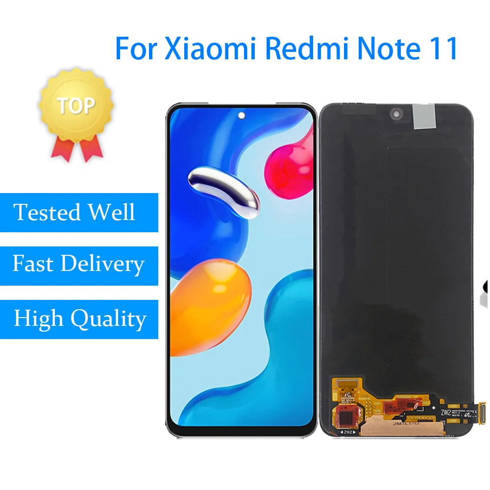 6.43" Original AMOLED For Xiaomi Redmi Note 11 LCD Display Touch Screen Digitizer Assembly For Redmi Note11 LCD 2201117TG
6.43" Original AMOLED For Xiaomi Redmi Note 11 LCD Display Touch Screen Digitizer Assembly For Redmi Note11 LCD 2201117TG
