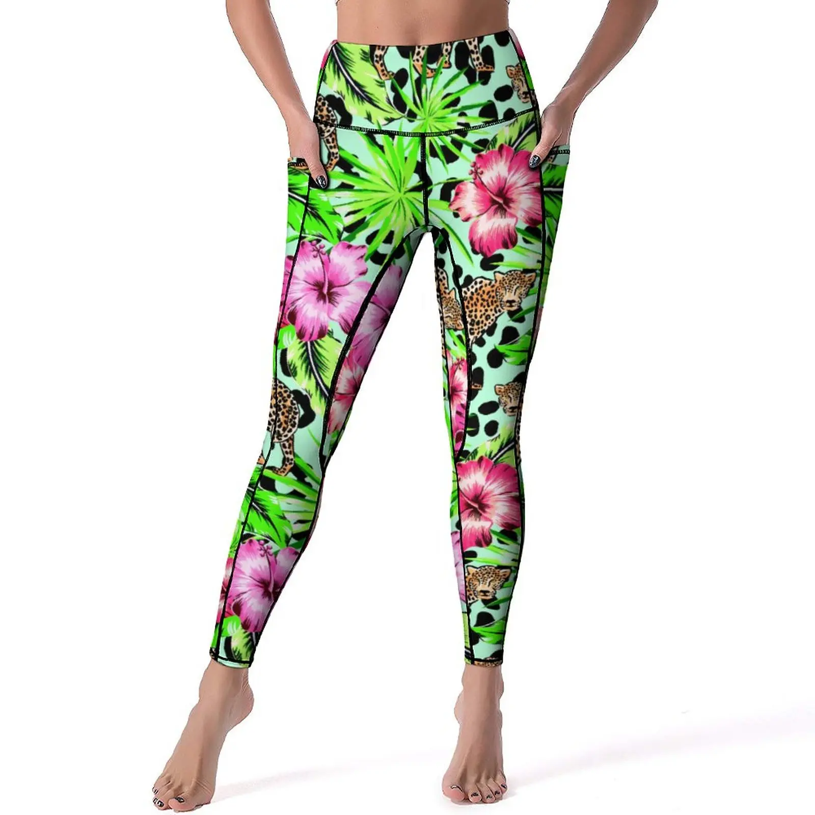 Cheetah Leggings Sexy Leaf Flowers Print Push Up Yoga Pants Casual Stretch Leggins Female Graphic Running Sports Tights
Cheetah Leggings Sexy Leaf Flowers Print Push Up Yoga Pants Casual Stretch Leggins Female Graphic Running Sports Tights