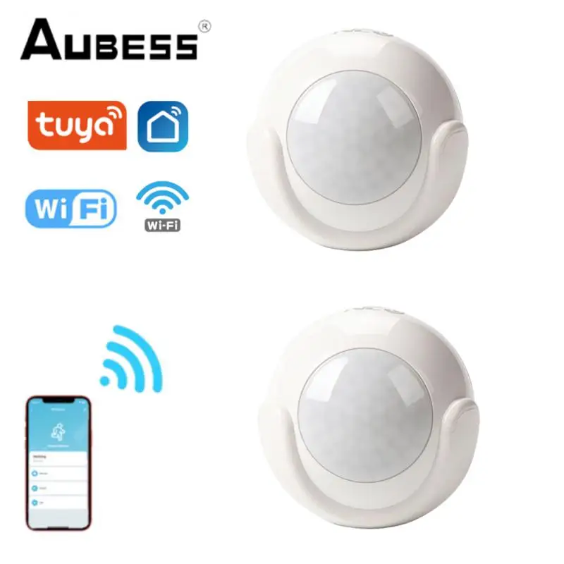 WiFi Smart Motion Sensor PIR IR Automation Human Body Infrared Detector Wireless Security Tuya Smart Life Home Alexa Compatible
WiFi Smart Motion Sensor PIR IR Automation Human Body Infrared Detector Wireless Security Tuya Smart Life Home Alexa Compatible