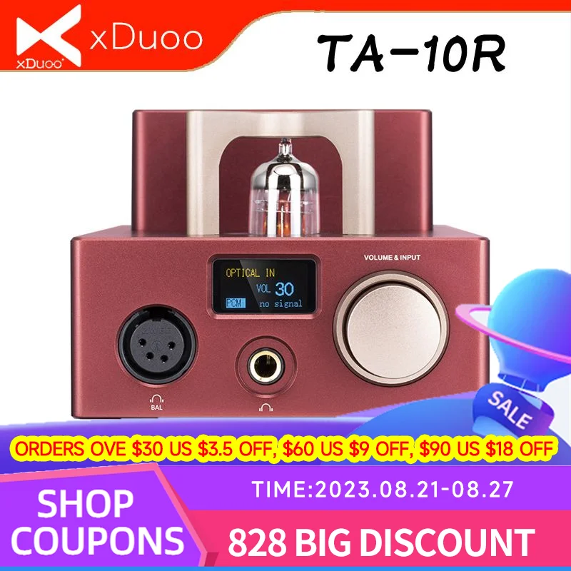 XDUOO TA-10R Headphone Amplifier AK4493EQ XU208 USB RCA Coax Opt PCM DSD DXD 12AU7 TA10R Tube Amplifier
XDUOO TA-10R Headphone Amplifier AK4493EQ XU208 USB RCA Coax Opt PCM DSD DXD 12AU7 TA10R Tube Amplifier