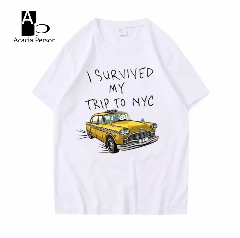 Tom Holland Same Style Tees I Survived My Trip To NYC Print Tops Casual Streetwear Women Unisex Fashion T Shirt
Tom Holland Same Style Tees I Survived My Trip To NYC Print Tops Casual Streetwear Women Unisex Fashion T Shirt