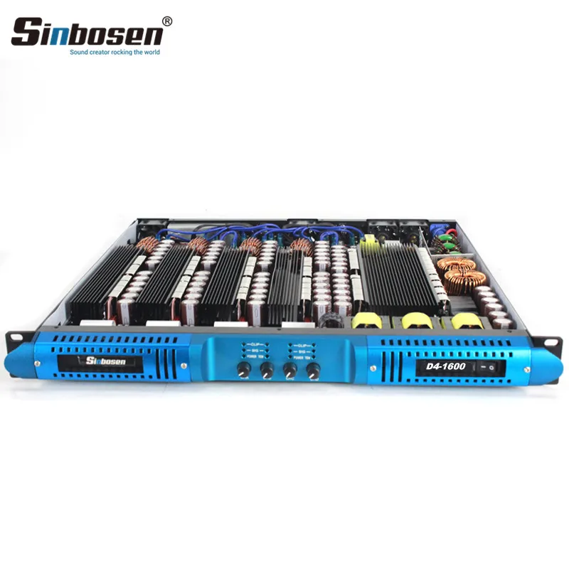 Sinbosen 1600watt class d amplifier board D4-1600 4 channles sound amplifier system high power home amplifier
Sinbosen 1600watt class d amplifier board D4-1600 4 channles sound amplifier system high power home amplifier