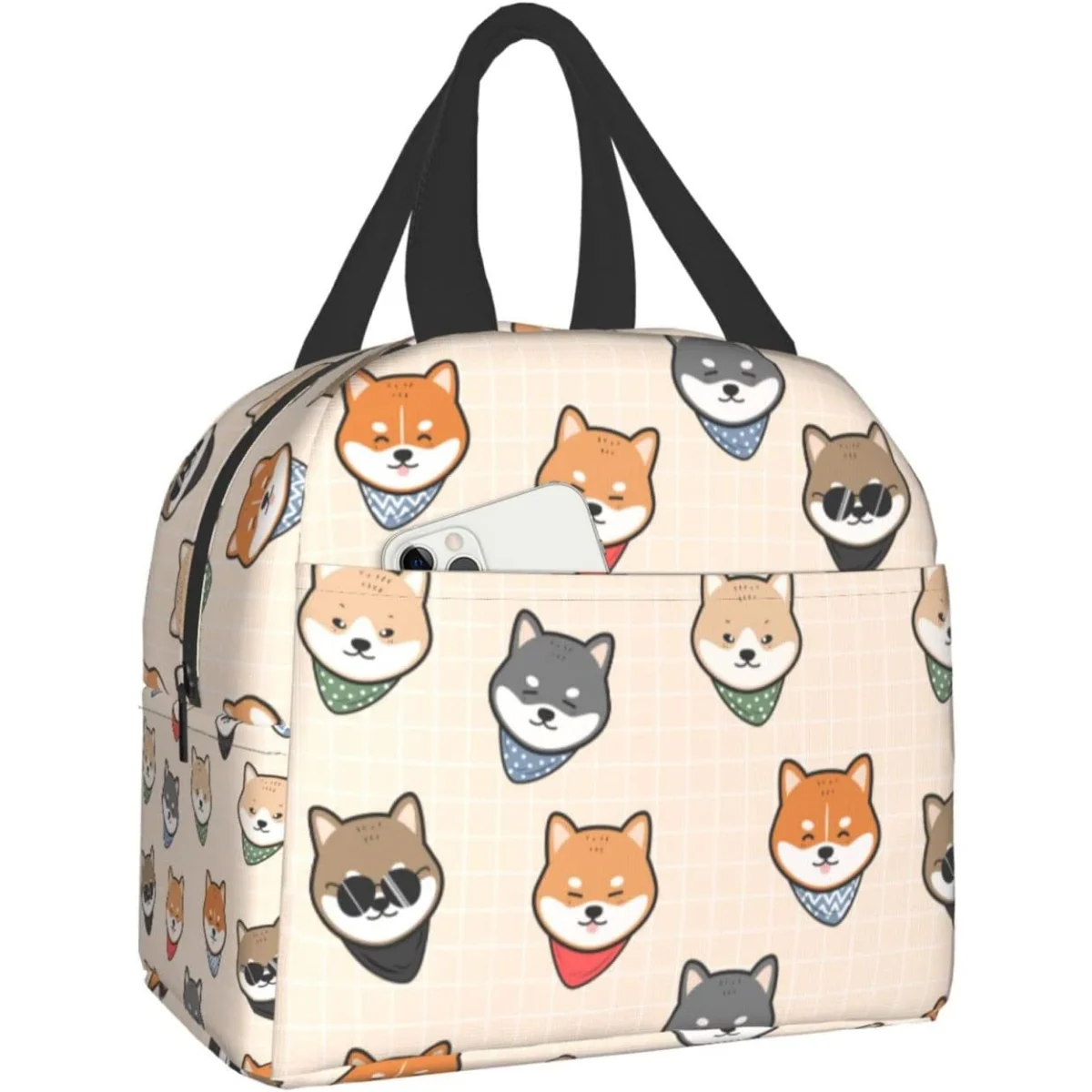 Lunch Bag Teen Cute Japanese Dog Shiba Insulated Lunch Box Cooler Thermal Waterproof Reusable Tote Bag for Work Hiking Picnic
Lunch Bag Teen Cute Japanese Dog Shiba Insulated Lunch Box Cooler Thermal Waterproof Reusable Tote Bag for Work Hiking Picnic