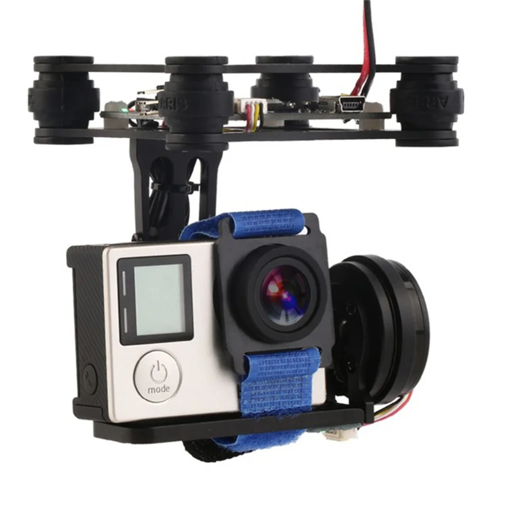 

2 Axis Brushless Gimbal Frame Motor BGC2.0 Controller Lightweight 2-axis Version for Gopro 2 3 4 SJ4000 Camera FPV RTF DIY Drone