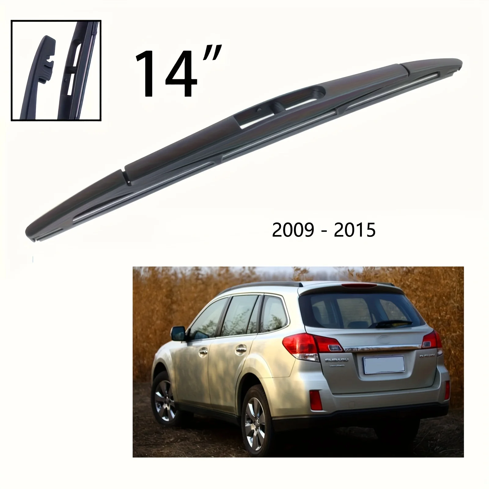 Щетка стеклоочистителя для Subaru Outback 2009-2015, 14 дюймов
Щетка стеклоочистителя для Subaru Outback 2009-2015, 14 дюймов
