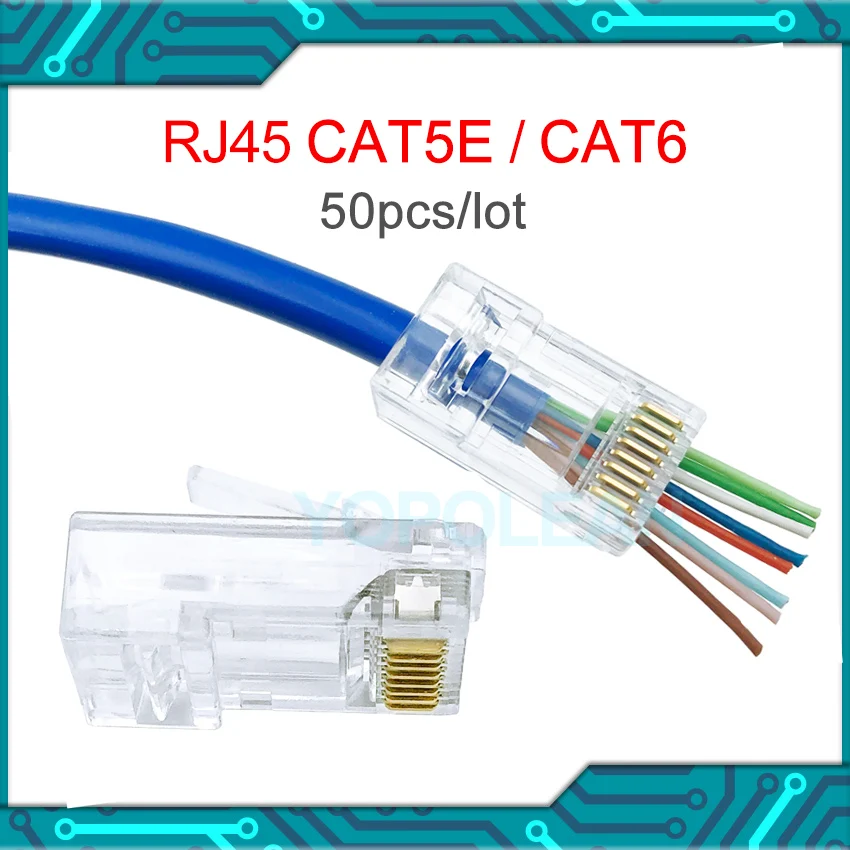 50 шт./лот RJ45 кошка 5E Cat 6 сетевой модульный разъем 8P8C CAT5E CAT6 Ethernet кабель Позолоченный разъем проходят через
50 шт./лот RJ45 кошка 5E Cat 6 сетевой модульный разъем 8P8C CAT5E CAT6 Ethernet кабель Позолоченный разъем проходят через