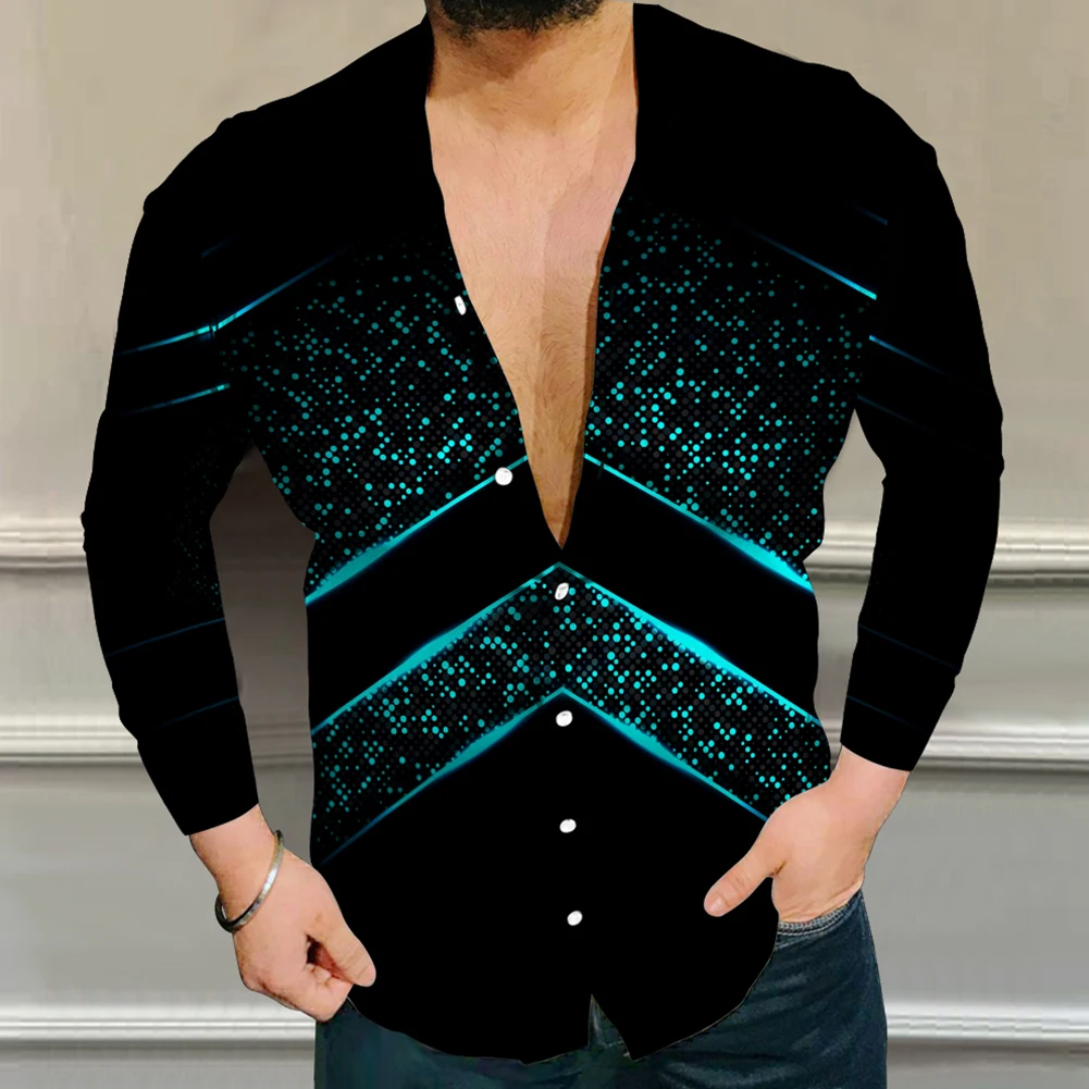 Men's Tops Men Shirt 3D Print Autumn Baroque Button Casual Down Fashion Long Sleeve Party Dress Pictures Show
Men's Tops Men Shirt 3D Print Autumn Baroque Button Casual Down Fashion Long Sleeve Party Dress Pictures Show