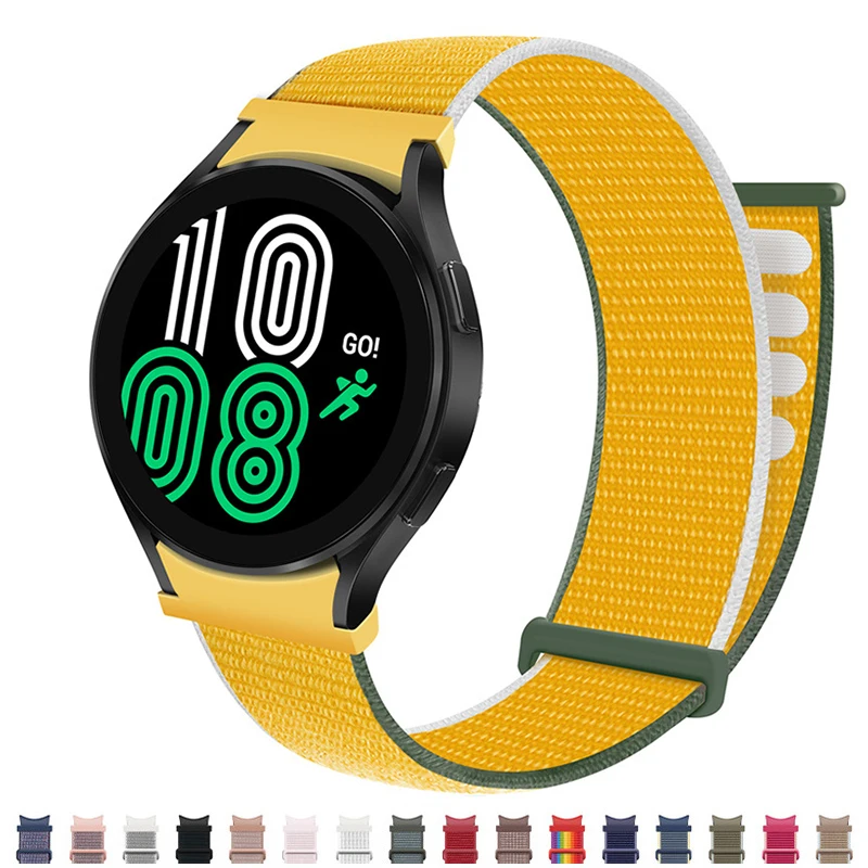 No Gaps Connector Nylon Loop Strap For Samsung Galaxy Watch 4 Classic 46mm 42mm Curved End Bracelet For Galaxy Watch4 40MM 44MM
No Gaps Connector Nylon Loop Strap For Samsung Galaxy Watch 4 Classic 46mm 42mm Curved End Bracelet For Galaxy Watch4 40MM 44MM