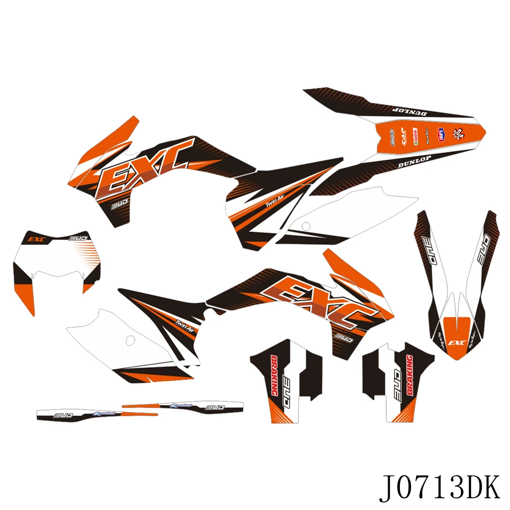 Full Graphics Decals Stickers Motorcycle Background Custom Number Name For KTM 125 250 350 EXC EXCF 2014 2015 2016
Full Graphics Decals Stickers Motorcycle Background Custom Number Name For KTM 125 250 350 EXC EXCF 2014 2015 2016