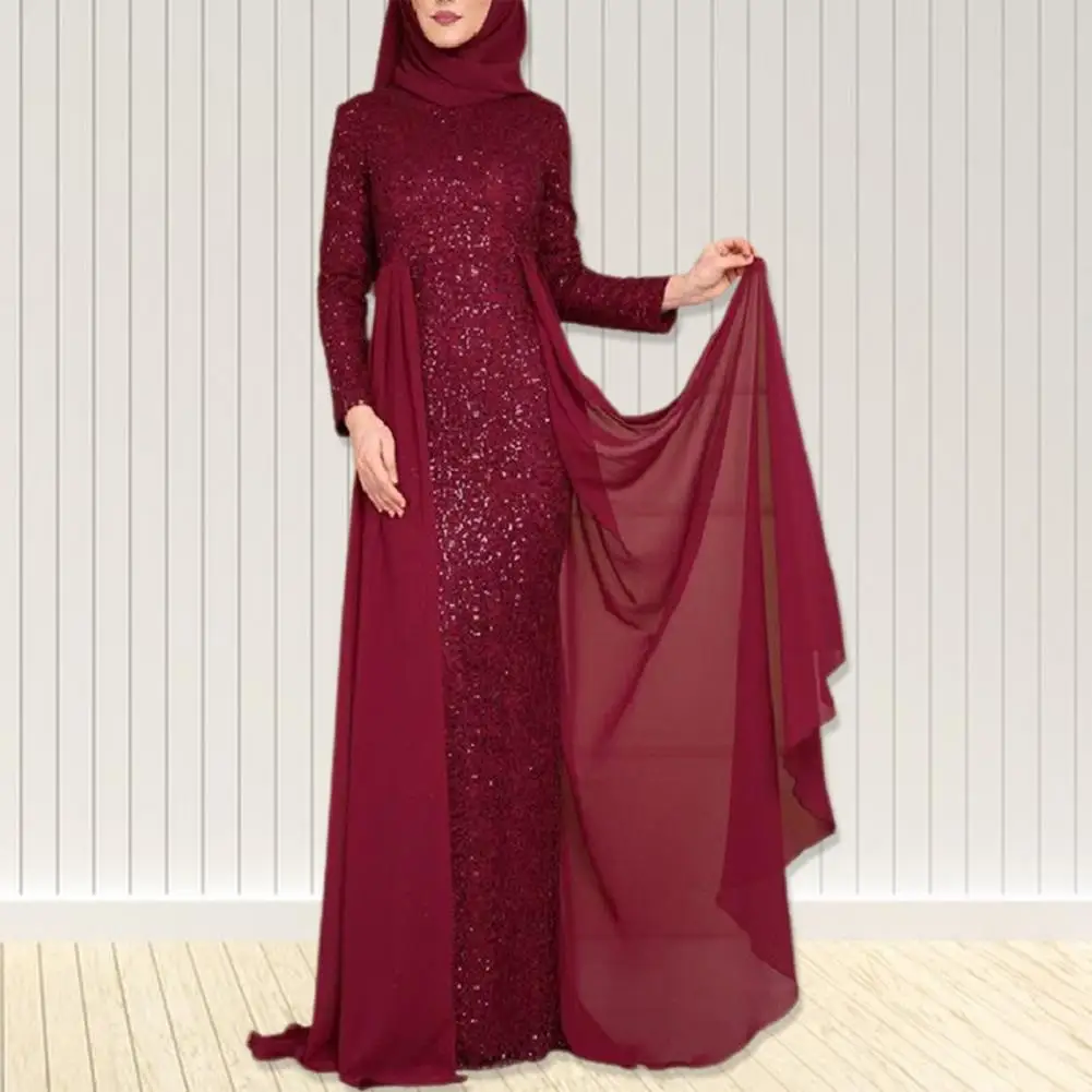 Party Dress Long Sleeve Skin-touching Elegant Shiny Sequins Bodycon Party Maxi Dress Floor-Length Bodycon Dress Party Wear
Party Dress Long Sleeve Skin-touching Elegant Shiny Sequins Bodycon Party Maxi Dress Floor-Length Bodycon Dress Party Wear