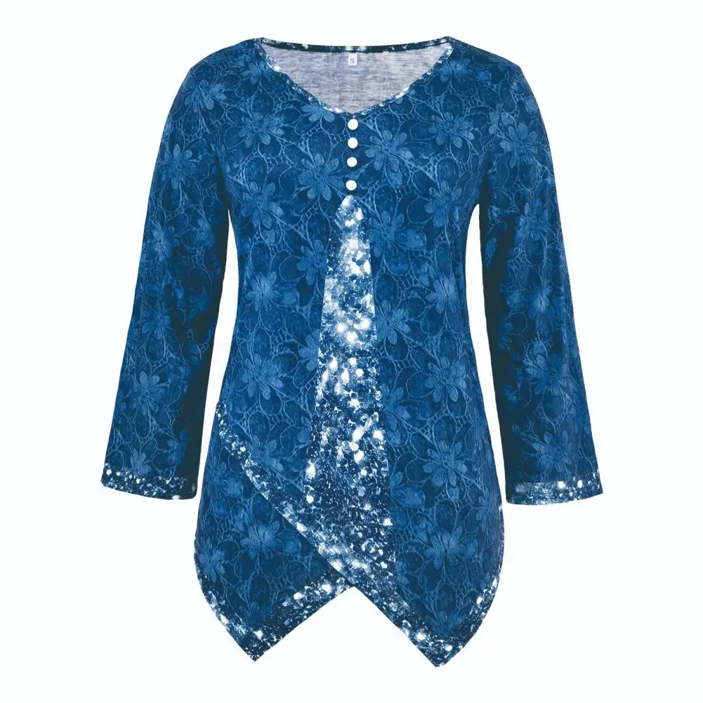 Женская Свободная блузка с V-образным вырезом и длинным рукавом
Женская Свободная блузка с V-образным вырезом и длинным рукавом