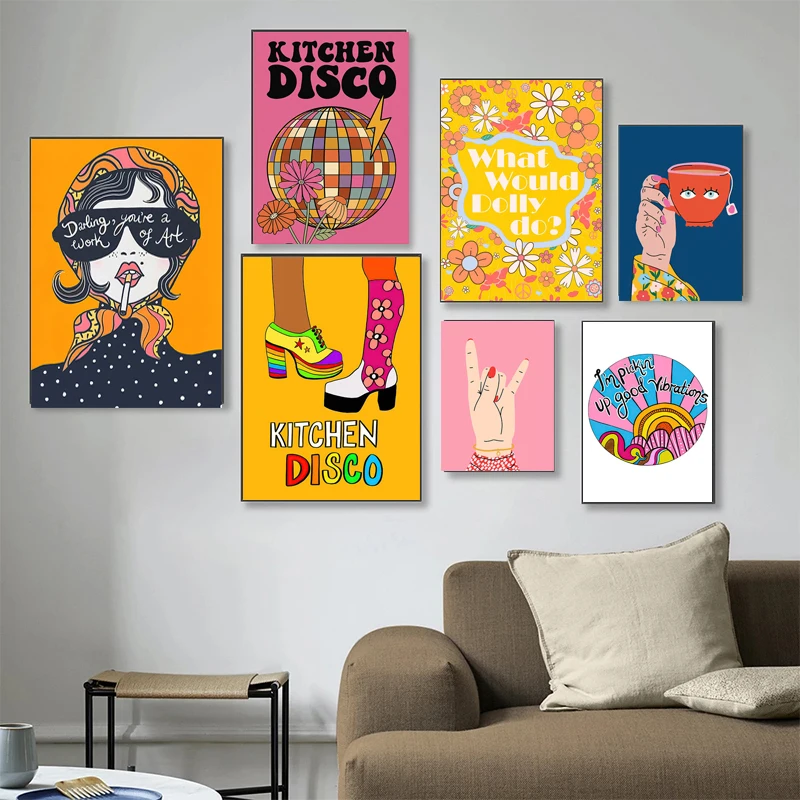 Abstract Disco Funny Cup Gesture Woman Wall Art Canvas Painting Nordic Posters and Prints Wall Pictures for Living Room Decor
Abstract Disco Funny Cup Gesture Woman Wall Art Canvas Painting Nordic Posters and Prints Wall Pictures for Living Room Decor