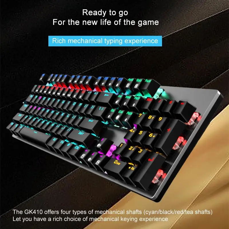 

AOC Mechanical Keyboard GK410 Blue Switch Black Switch Brown - The Ultimate Gaming Experience Unleashed