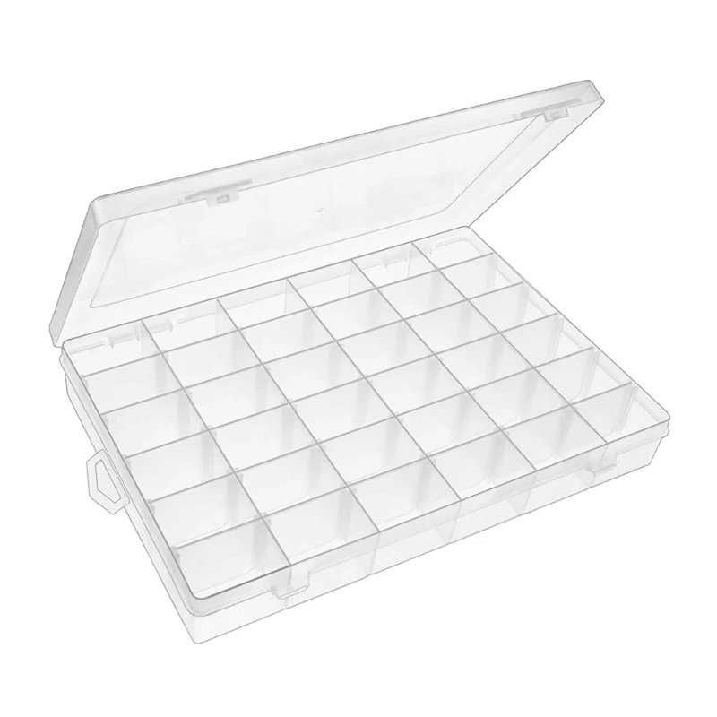 Clear Plastic Organizer Box Elegant Color Pigments Box for DIY Watercolor Art and Crafts 36Grids/21Grids/48Grids/24Grids
Clear Plastic Organizer Box Elegant Color Pigments Box for DIY Watercolor Art and Crafts 36Grids/21Grids/48Grids/24Grids
