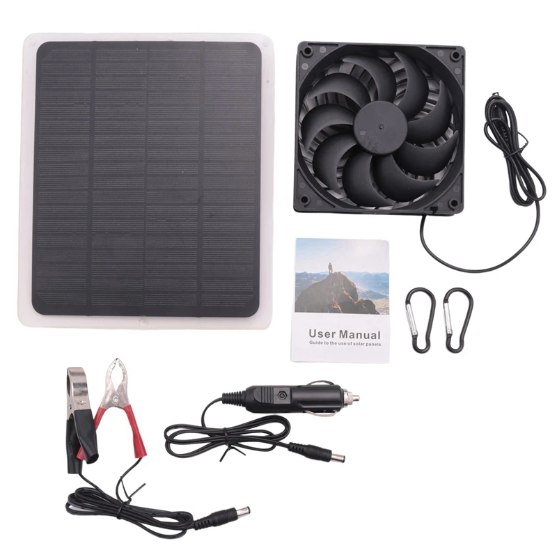 Solar Panel Exhaust Fan 20W 12V USB Solar Powered Fan Outdoor IP65 Waterproof Portable Ventilator Exhaust Fan
Solar Panel Exhaust Fan 20W 12V USB Solar Powered Fan Outdoor IP65 Waterproof Portable Ventilator Exhaust Fan