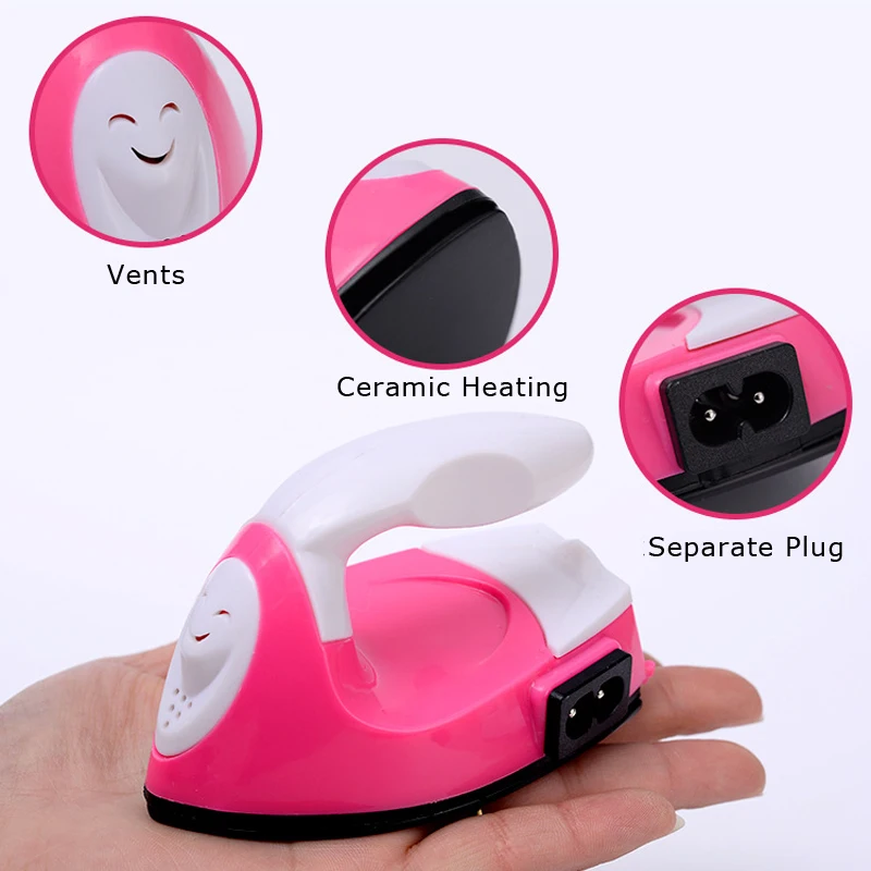Mini Electric Iron Portable Travel Craft Clothing Sewing Pad Electric Protection Household For Thermal transfer Hot Drill
Mini Electric Iron Portable Travel Craft Clothing Sewing Pad Electric Protection Household For Thermal transfer Hot Drill