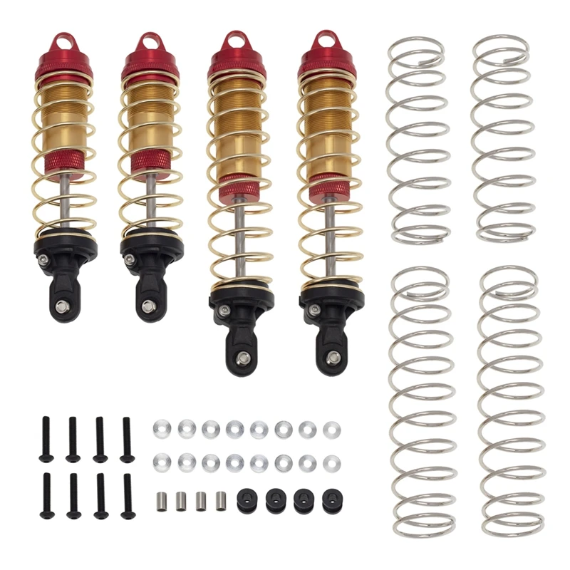 4Pcs Metal Front & Rear Shock Absorber Damper For Arrma 1/8 KRATON Outcast Notorious 1/7 Mojave RC Car Upgrade Parts
4Pcs Metal Front & Rear Shock Absorber Damper For Arrma 1/8 KRATON Outcast Notorious 1/7 Mojave RC Car Upgrade Parts
